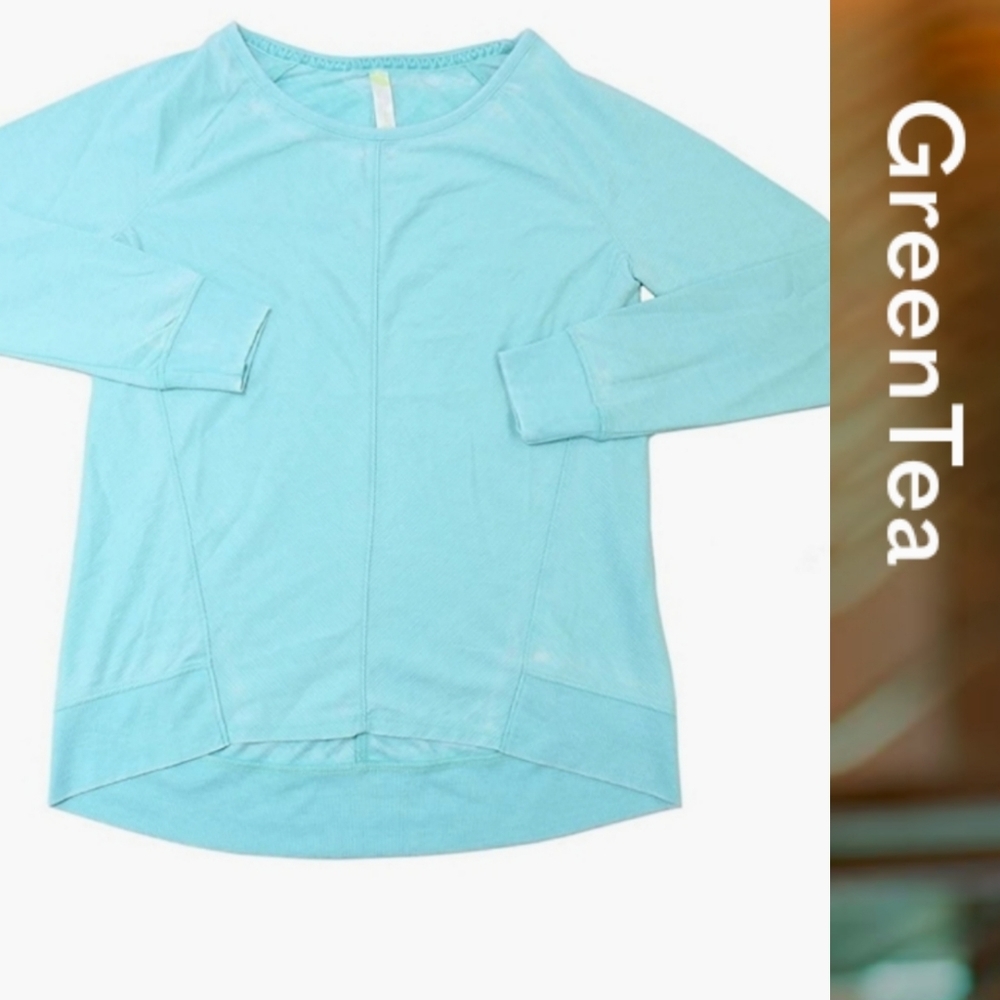 Size S/C green tea long sleeve shirt - Picture 11 of 11